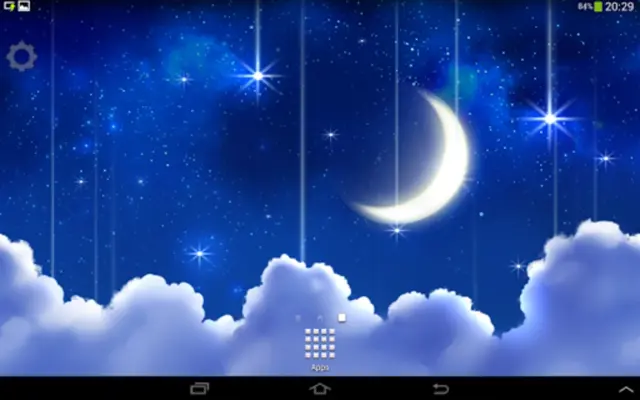 Starfall Live Wallpaper android App screenshot 1